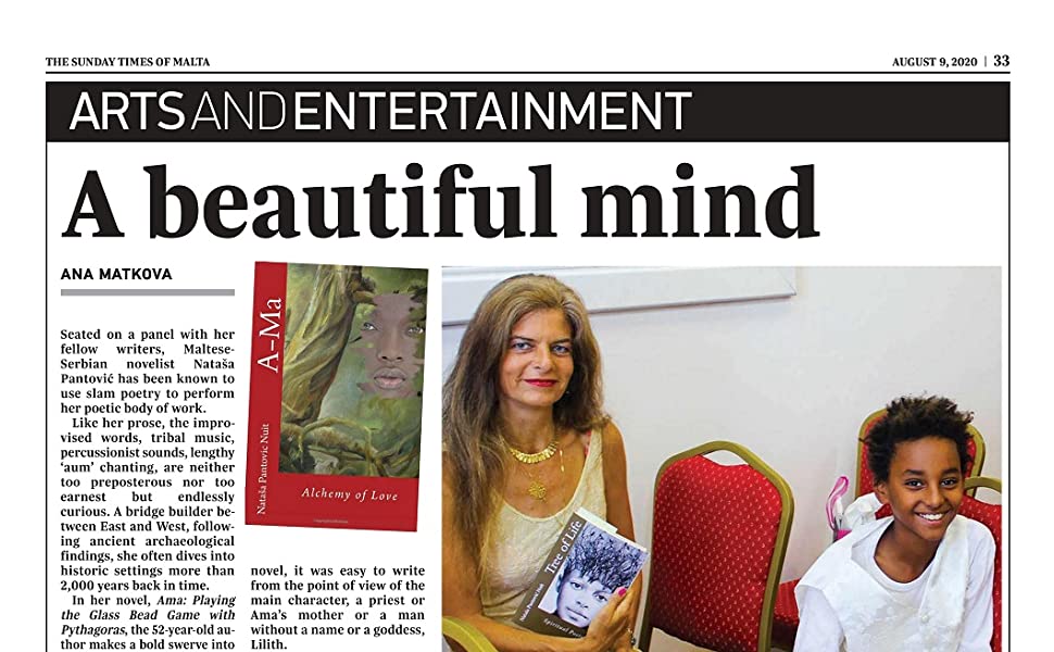 Sunday Times Article A Beautiful Mind with Nataša Pantović full image 9 Aug 2020